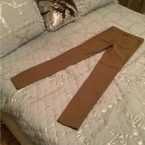 RUE 21~CAMEL JEGGINGS~ SKINNY~Size 1~3~W/ STRETCH - Picture 4 of 5